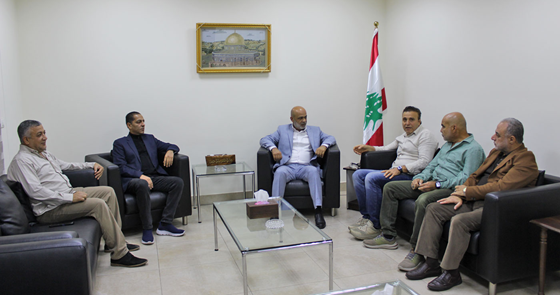 "الجماعة الإسلامية" تستقبل لجنة الوفاق والحفاظ على المخيمات