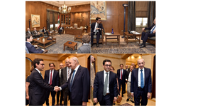 بري: لبنان ملتزم قواعد الإشتباك وحقه في الدفاع عن النفس بمواجهة العدو الاسرائيلي سيجورنيه: ما يهمنا قبل أي شيء هو وقف إطلاق النار في غزة