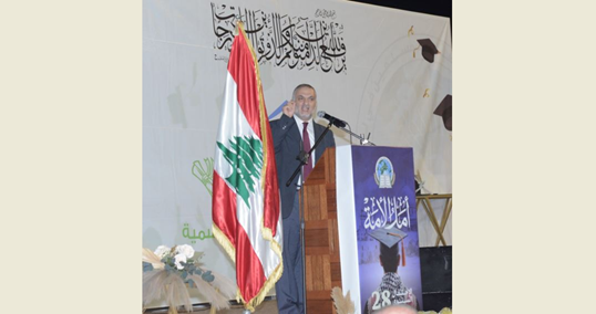 سامي الخطيب في تكريم طلاب برجا الناجحين في الامتحانات: قدركم أن تعيشوا لحظات صعبة لتصنعوا مجد الحرية في عالم يعلو فيه صوت الطغيان