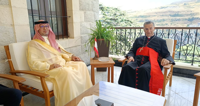 الراعي بحث مع السفير السعودي في اجتماعات اللجنة الخماسية