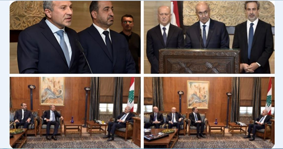 بري استقبل "كتلة تجدد" وعثمان وتلقى اتصالا من وزير الخارجية المصري مخزومي: خيارنا التضامن الوطني باسيل: بوحدتنا نمنع الفتنة