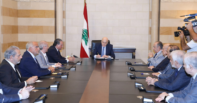 (*) ميقاتي يلتقي وفدا من الهيئات الاقتصادية