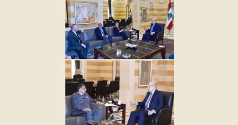 (*) ميقاتي التقى منسق الأمم المتحدة في لبنان واللواء عثمان