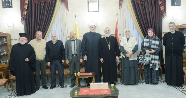 وفد "الجماعة الإسلامية" في الجبل زار دير المخلص وراهبات سيدة البشارة معايدا ومؤكدا أهمية التواصل