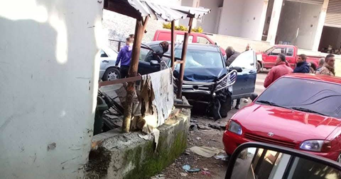 جريحة في حادث سير على طريق عام كفرشلان ـ الضنية