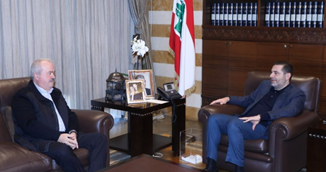الحريري التقى جابر والفرزلي وشخصيات في بيت الوسط