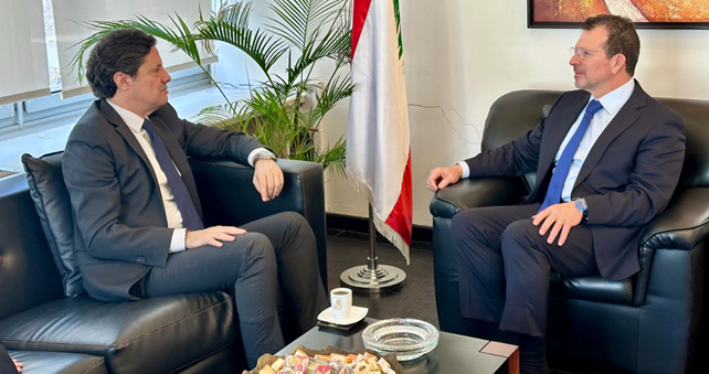 شحادة بحث مع المكاري في وضع لبنان على خارطة التطور التكنولوجي