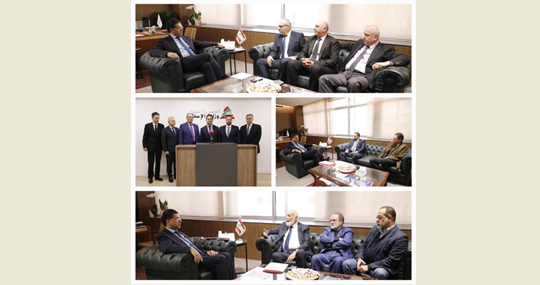 لقاءات نقابية لوزير الاعلام وتركيز على دور "تلفزيون لبنان" في التنبيه من التعامل مع صرافين غير شرعيين مرقص: لسياسة استراتيجية اعلامية تجنّب المواطنين عمليات القرصنة المالية