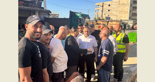 فيصل كرامي يشرف على انطلاق مشروع تزفيت أحياء طرابلس: البداية من البداوي