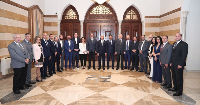 الحجار استقبل شهيب والخير والمجلس البلدي لمدينة بيروت وزوارا: العمل التكاملي هو الأساس من أجل بيروت أفضل