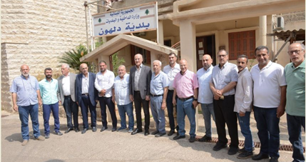 التقدمي - إقليم الخروب زار بلديات دلهون وجدرا وعلمان والرميلة وجون وبسابا مهنئا باسم تيمور جنبلاط