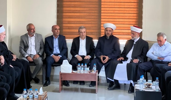 أبو فاعور استقبل المفتي حجازي: وحدها الدولة يجب ان تحتكر السلاح