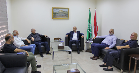 الجماعة الإسلامية التقت وفد الهيئة الإدارية ل"جمعية جامع البحر"