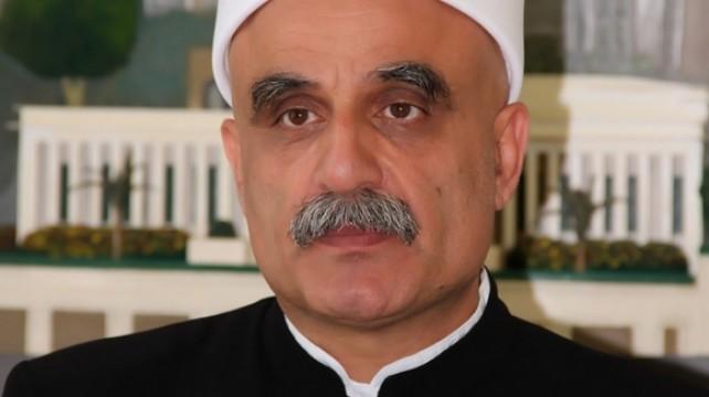 شيخ العقل: وليد جنبلاط هو القائد الأجدر بمخاطبة العالم