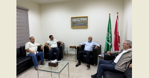 حمود استقبل رئيس بلدية صيدا في مركز الجماعة الإسلامية وبحث معه شؤوناً صيداوية ومعيشية