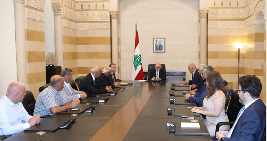 سلام إستقبل دبور وعربيد وممثل "اليونيسف" ووفدا من بلديات رميش وعين إبل ودبل والقوزح الأب العميل : صمدنا في منازلنا في الحرب الاخيرة ولن نسمح للعدو بالسيطرة عليها