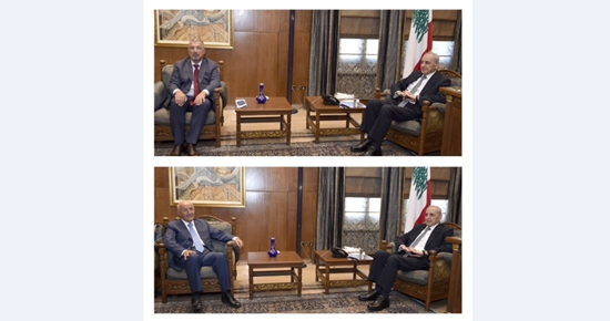 بري استقبل كاريه والممثل الجديد لمجموعة البنك الدولي وعرض مع العريضي للمستجدات