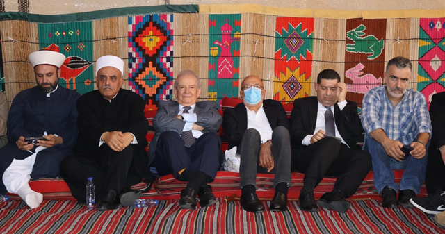 لقاء في بتاتر - عاليه جمع ممثلين عن مفتي الجمهورية وشيخ العقل وجنبلاط وارسلان والقوات والعشائر العربية اكد العلاقة المتينة بين ابناء المنطقة