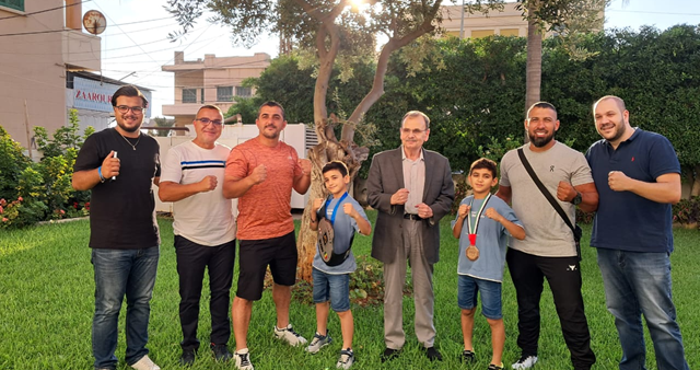 البزري هنأ آدم وأمير السن على إنجازهما في بطولة العالم للفنون القتالية المختلطة MMA في الامارات