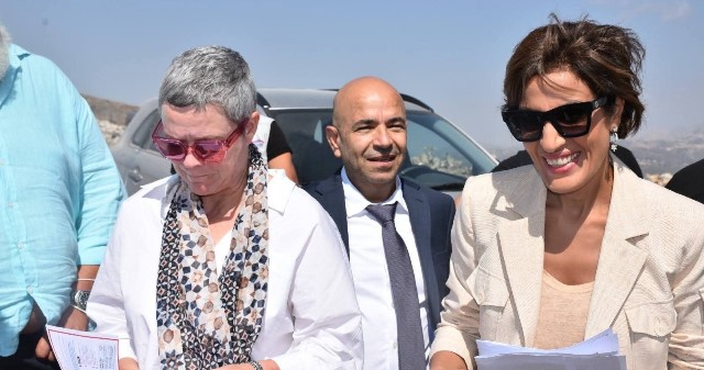 وزيرة البيئة زارت وسفيرة الاتحاد الأوروبي ووفدا إيطاليا مكب النفايات ومعمل تعليب الزيتون في حاصبيا وأكدت أهمية الشراكة بين البلديات والمجتمع المحلي