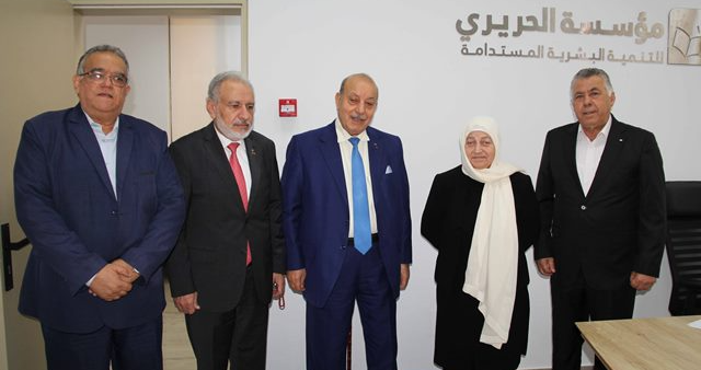 الحريري عرضت الشأن الفلسطيني مع السفيرين خالد عارف ونظمي حزوري