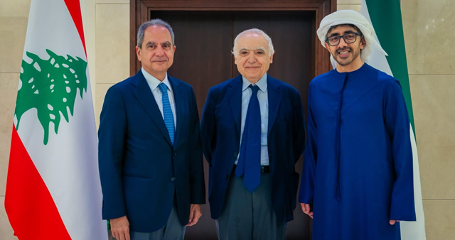 الصدي عرض مع وزير الخارجية الاماراتية سبل الاستثمار في قطاع الطاقة