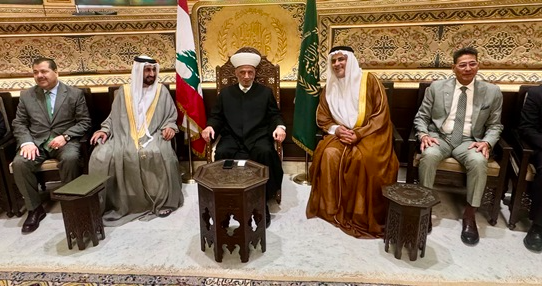 المفتي دريان إستقبل وفد البرلمان العربي وشدد على أهمية الوحدة اليماحي : نعمل دوليا للضغط على إسرائيل