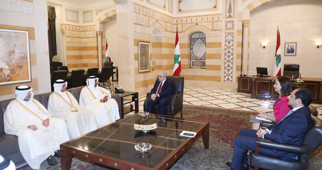 سلام استقبل رئيس مجلس إدارة "قطر الخيرية" وسفير المانيا وأكد امام النائب سليمان حرصه على محافظة عكار والمشاريع الإنمائية فيها