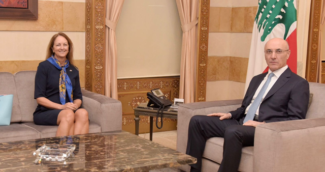 وزير الداخلية استقبل السفيرة الأميركية مودعة وعرض مع الوكالة الفرنسية للتنمية سبل تعزيز الشراكة