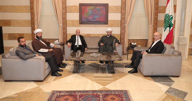 وزير الداخلية استقبل الحوت وسعيد ووفدا من دار إفتاء جبل لبنان