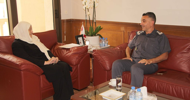بهية الحريري التقت قادة أمنيين والمونسنيور الأسمر وشخصيات