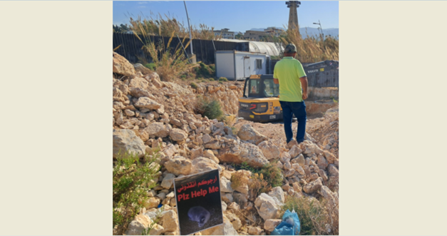 وقفة احتجاجيّة فوق موقع مغارة الفقمة في عمشيت