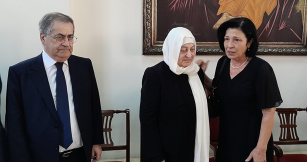 بهية الحريري عزت موسى بشقيقته