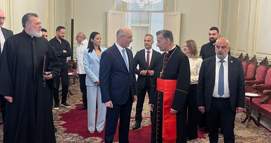 (*) الراعي يلتقي وزير الداخلية