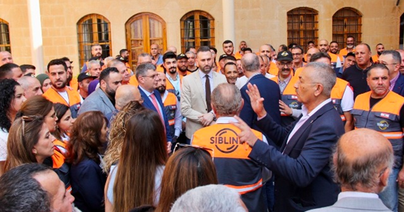 تيمور جنبلاط التقى عمال شركة سبلين وتابع مع وفود أهلية وبلدية احتياجاتها