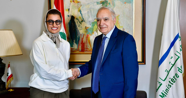 سلامة بحث مع وزيرة إماراتية في التعاون الثقافي: نأمل بناء شراكة ثقافية بين بلدينا الكعبي: تابعنا مشاريع تتوافق وفكره المستنير