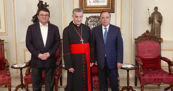 البطريرك الراعي تابع ورئيس الرابطة المارونية خطوات زيارة البابا وتعزيز الحوار والسلام