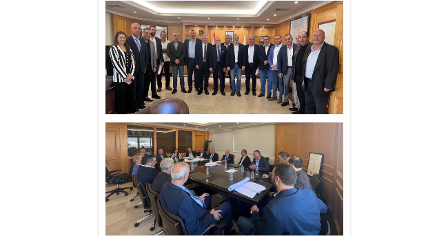 رسامني عرض مع وفد من اتحاد بلديات الغرب والشحّار الغربي الأولويات الإنمائية