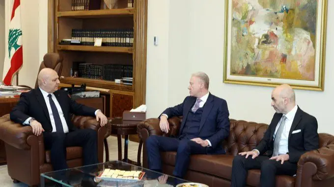 الرئيس عون عرض مع رجي للتحرك الديبلوماسي لمواجهة الاعتداءات واستقبل البعريني ورستم وبساط ومجلس ادارة معرض رشيد كرامي: طرابلس كانت وستبقى مساحة تلاق وصورة مشرقة عن لبنان المنفتح والمنتج