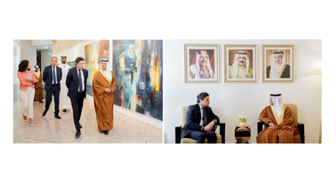 المكاري زار رئيس هيئة البحرين للثقافة والآثار وتشديد على عمق العلاقات الأخوية والثقافية