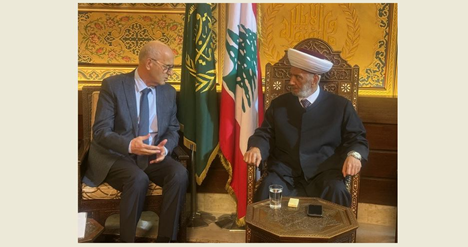 المفتي دريان عرض مع زواره الاوضاع العامة فرعون: للعودة إلى الثوابت وصولا إلى ما نسميه حياد لبنان والنأي بالنفس