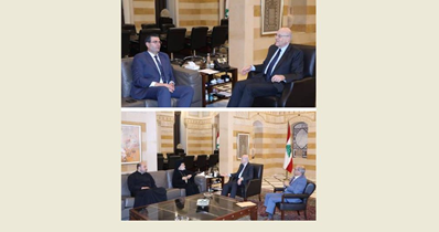 ميقاتي استقبل وزيري الزراعة والشباب والرياضة وتسلم دعوة لزيارة دير المخلص في جون