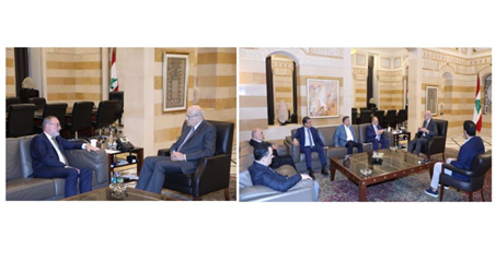 ميقاتي التقى سفيري قطر والنروج ولجنة الاقتصاد وعلامة وترأس اجتماعا لمعالجة ملف النازحين السوريين البيسري: طلبنا مجدداً من المفوضية تزويدنا بالداتا كاملة