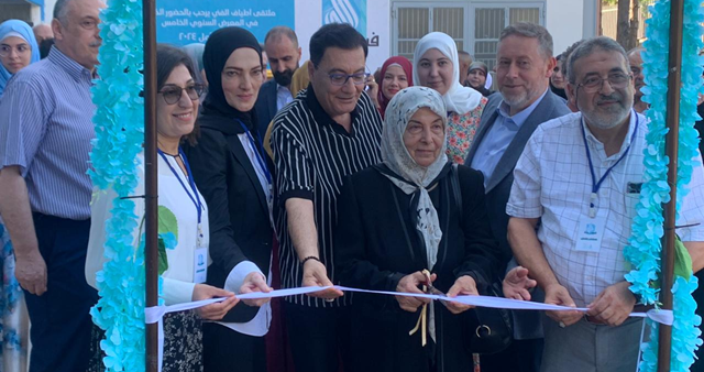المرتضى رعى افتتاح المعرض السنوي الخامس ل "ملتقى أطياف الفني" في النبطية