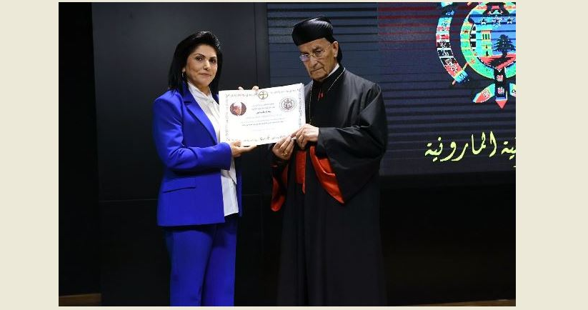 الراعي منح انطوانيت شاهين وسام مار مارون: دفعتي الثمن لاصلاح المجتمع والقضاء والعدالة