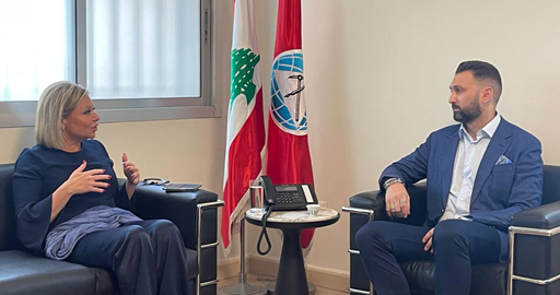 تيمور جنبلاط عرض مع السفير الصيني ومنسقة الامم المتحدة الاوضاع