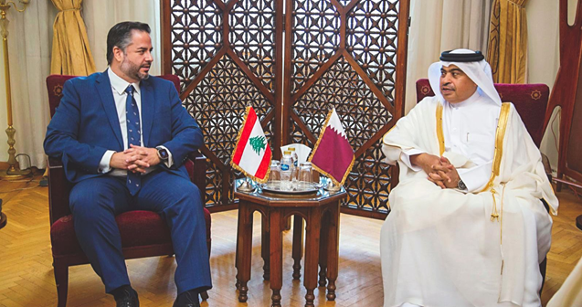 سلام بحث في القاهرة مع وزير المالية القطري في المصالح الاقتصادية المشتركة