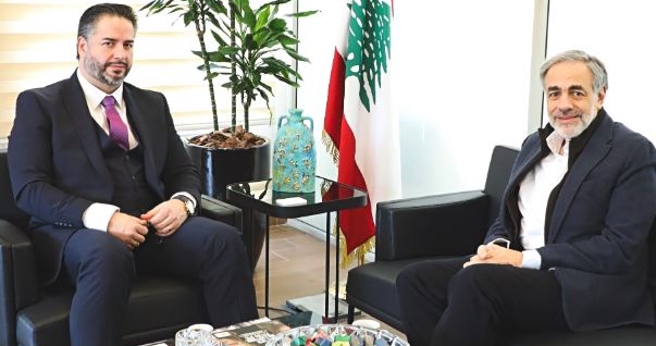 سلام بحث مع نقيب مستوردي المواد الغذائية شؤون القطاع