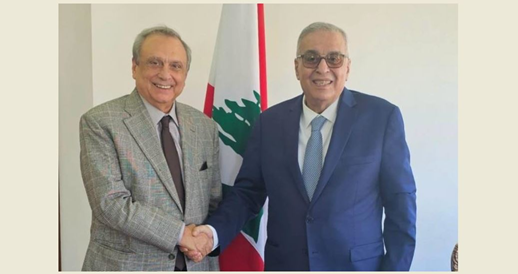 حبيب تابع مع وزير الخارجية ملف الإسكان وإعادة فتح شارع المصارف