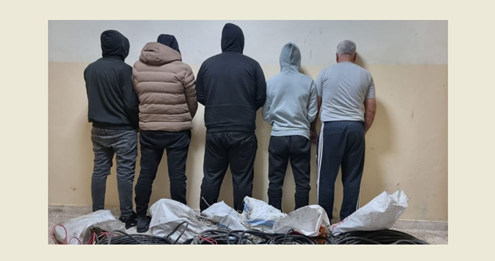 قوى الأمن: توقيف عصابة سرقة أسلاك كهربائية عن الشبكة العامة في مناطق الشمال